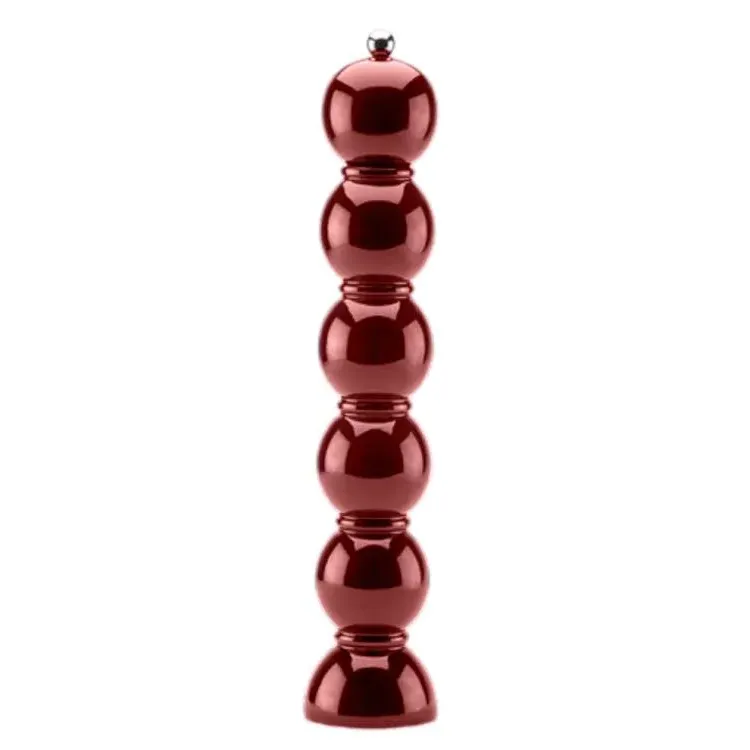 Cherry Grande Salt & Pepper Mill - Red, Rubber Wood product
