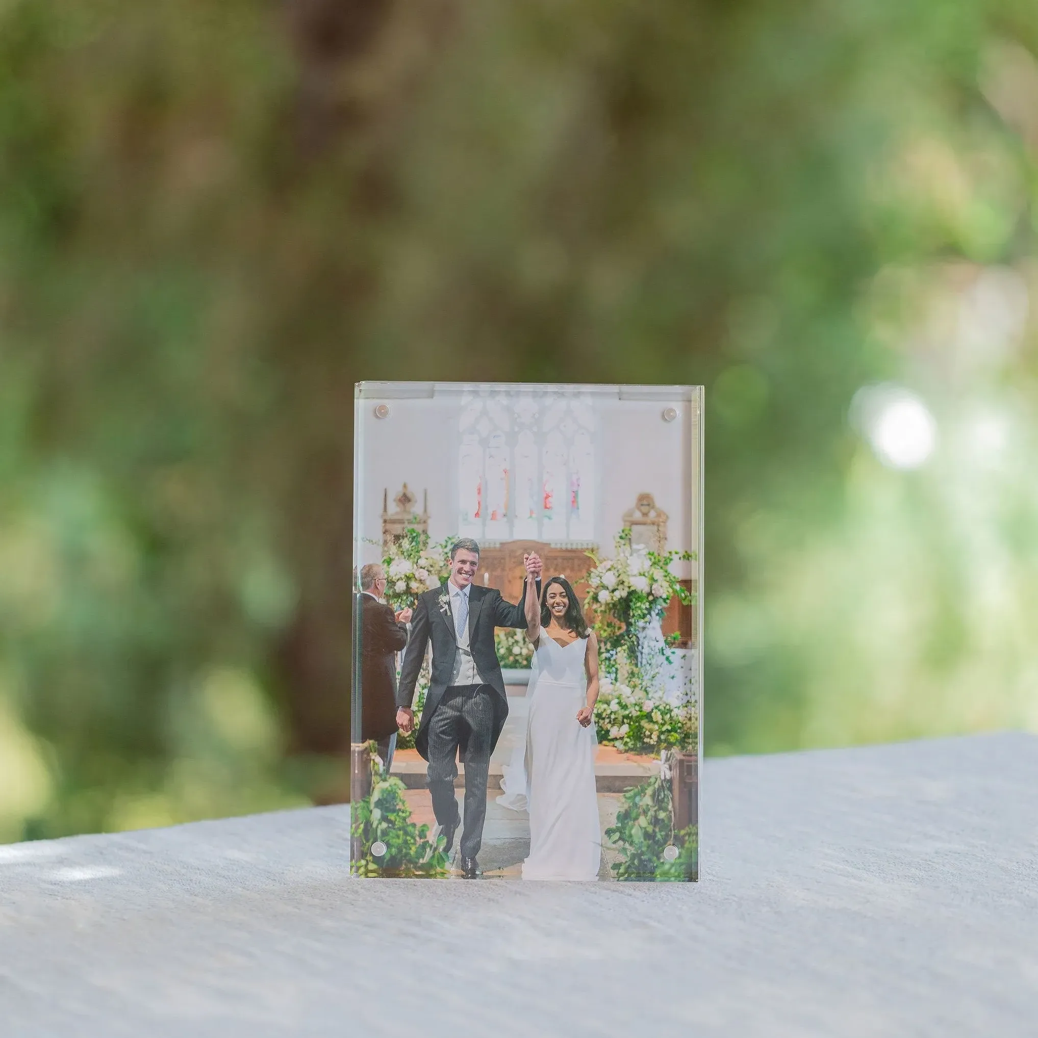 Acrylic Magnetic Photo Frame - Clear, Acrylic product