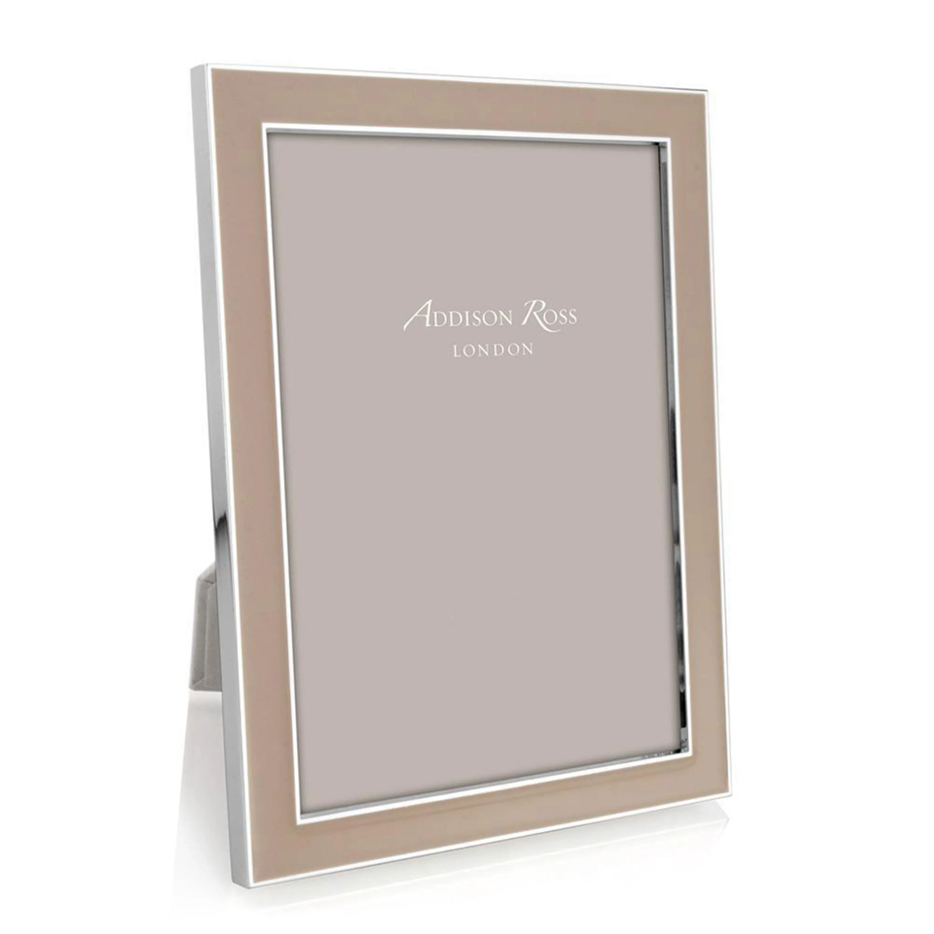 Addison Ross Cappuccino Enamel Photo Frame - Silver product