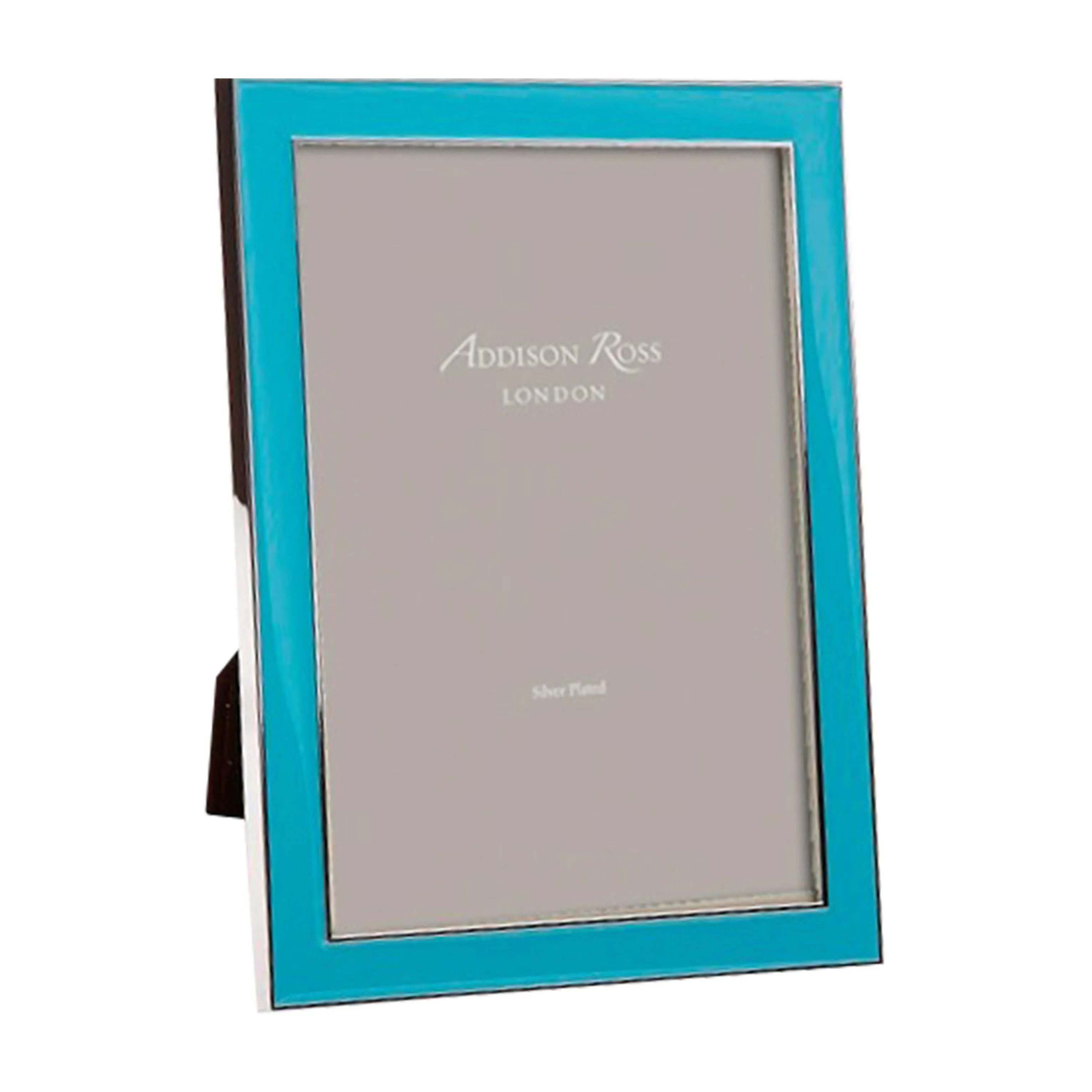 Addison Ross Photo Frame - Aqua Blue, Enamel & Silver product