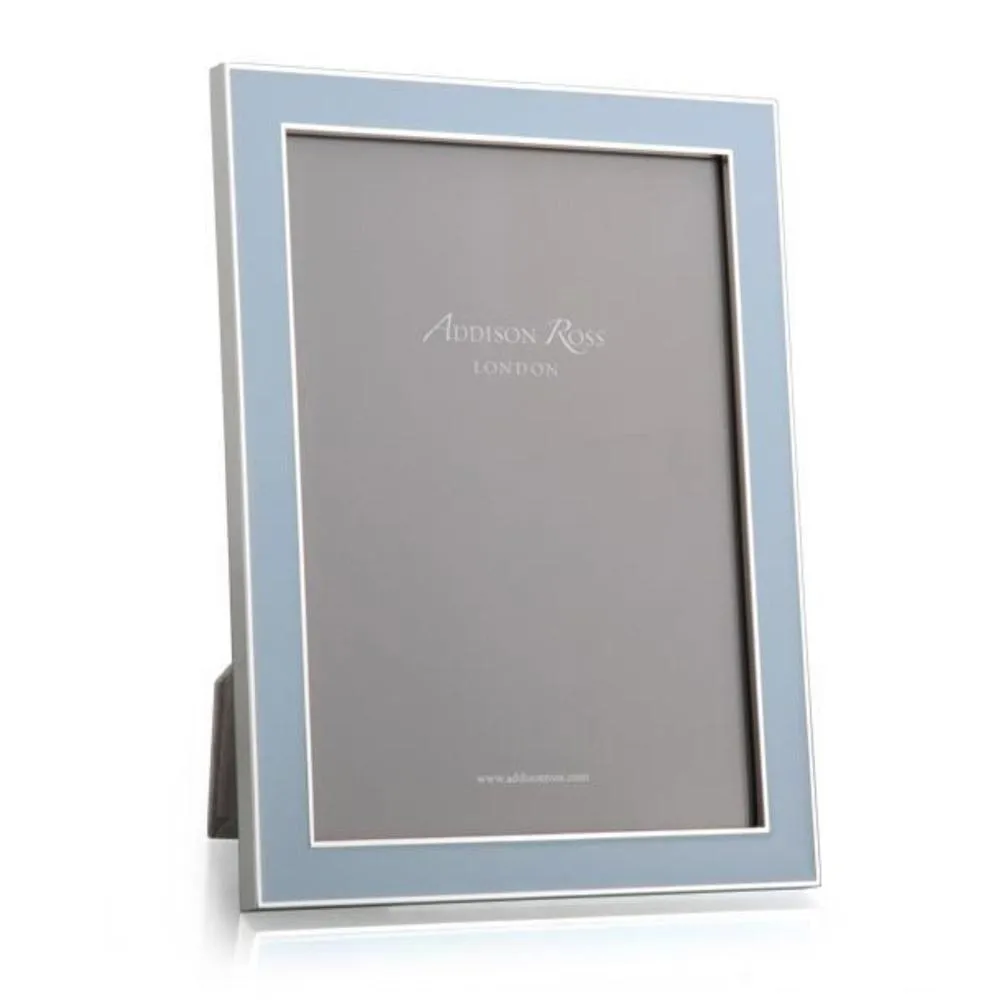 Addison Ross Photo Frame - Powder Blue, Enamel & Silver product