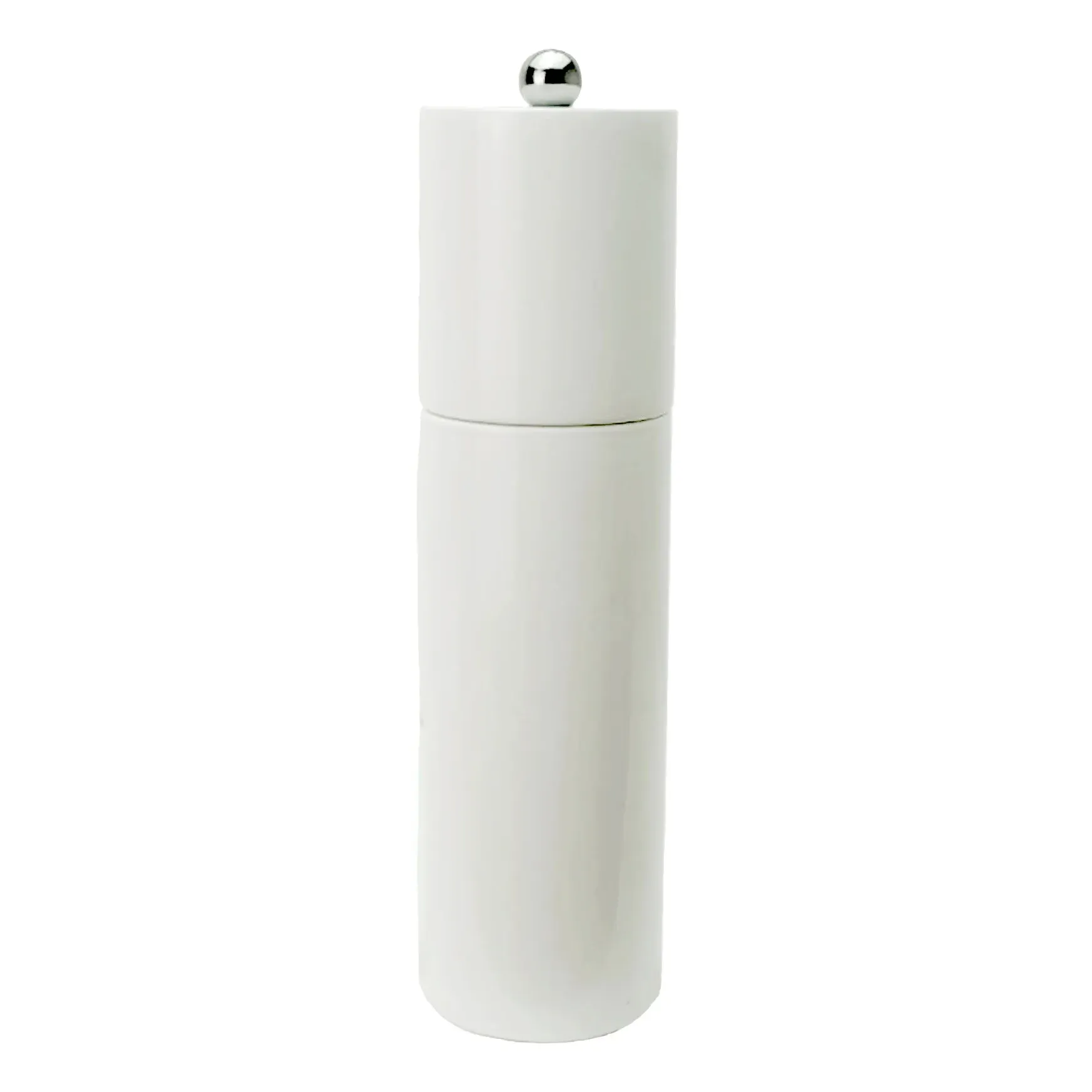 Addison Ross Round Column Salt or Pepper Mill - White, Lacquered Wood product