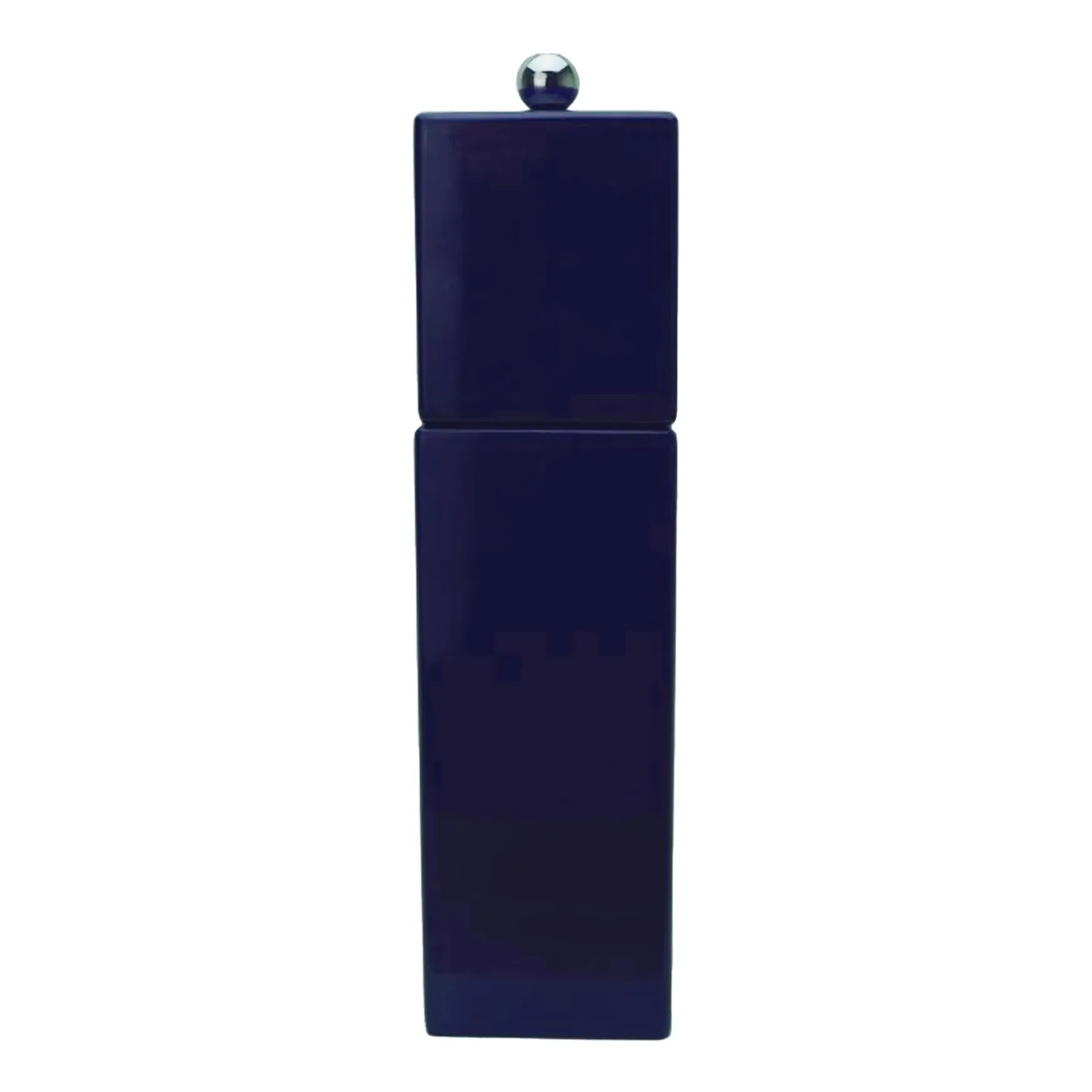 Addison Ross Square Pillar Salt or Pepper Mill - Navy, Lacquered Wood product