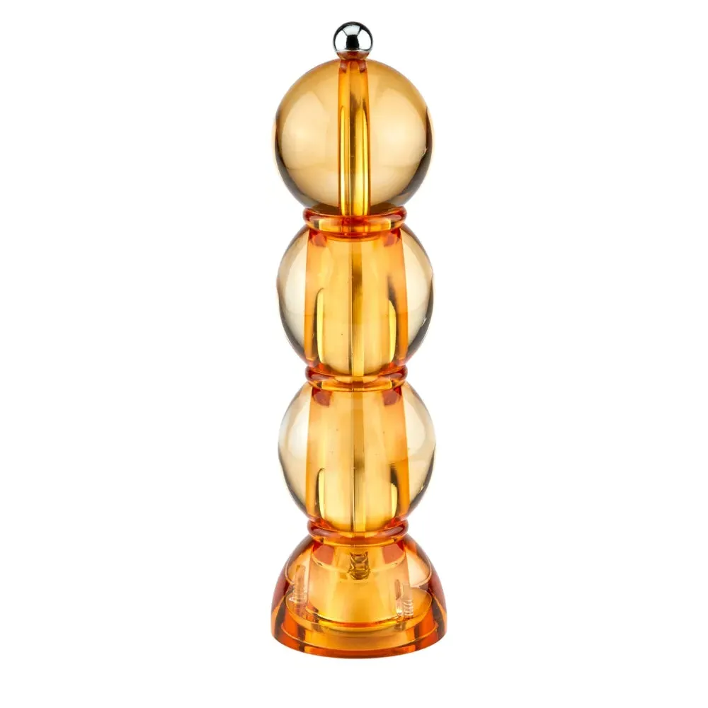 Amber Icy Bobbin Salt or Pepper Mill - Acrylic product
