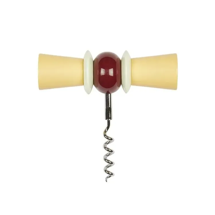 Amie Bow Tie Corkscrew - Beige, Metal product