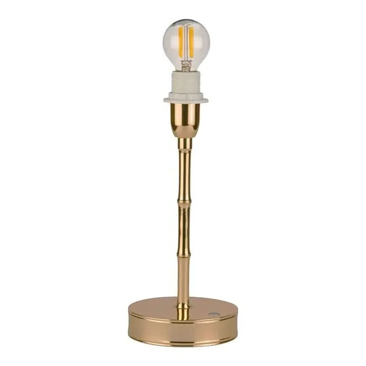 Bamboo LED Lamp Base Rechargeable 25cm - Matt Gold product