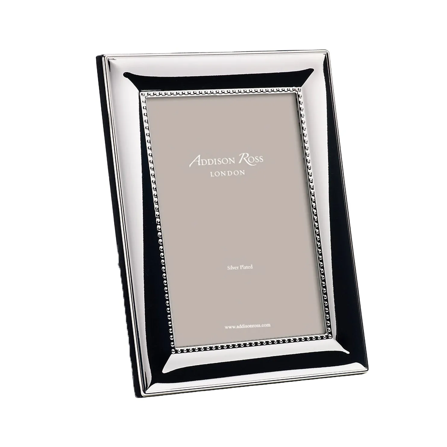 Beaded Photo Frame - Silver, Silver Plate product