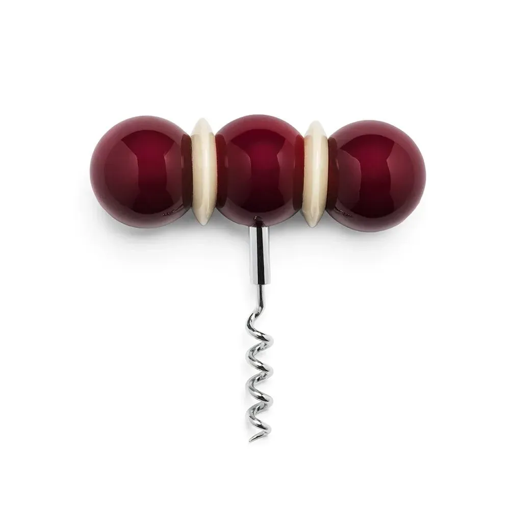Bobbin Corkscrew - Cherry Red, Lacquered Beech Wood product