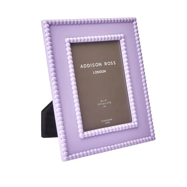 Bobbin Lacquer Photo Frame - Lilac product