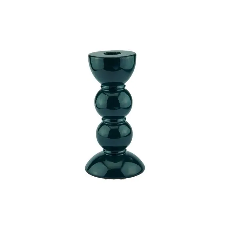 Bobbin Medium Candlestick - Racing Green product