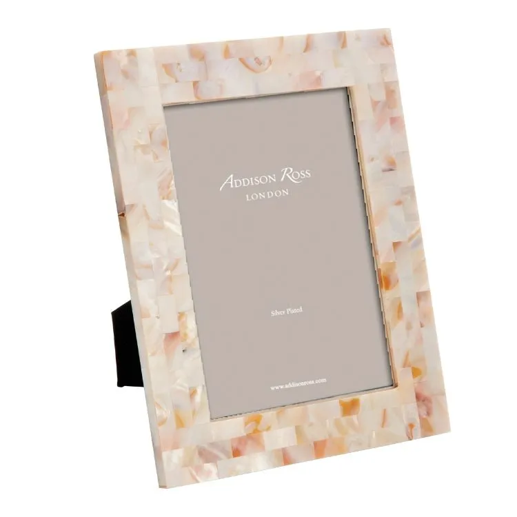 Chequer Board Photo Frame - Cream product