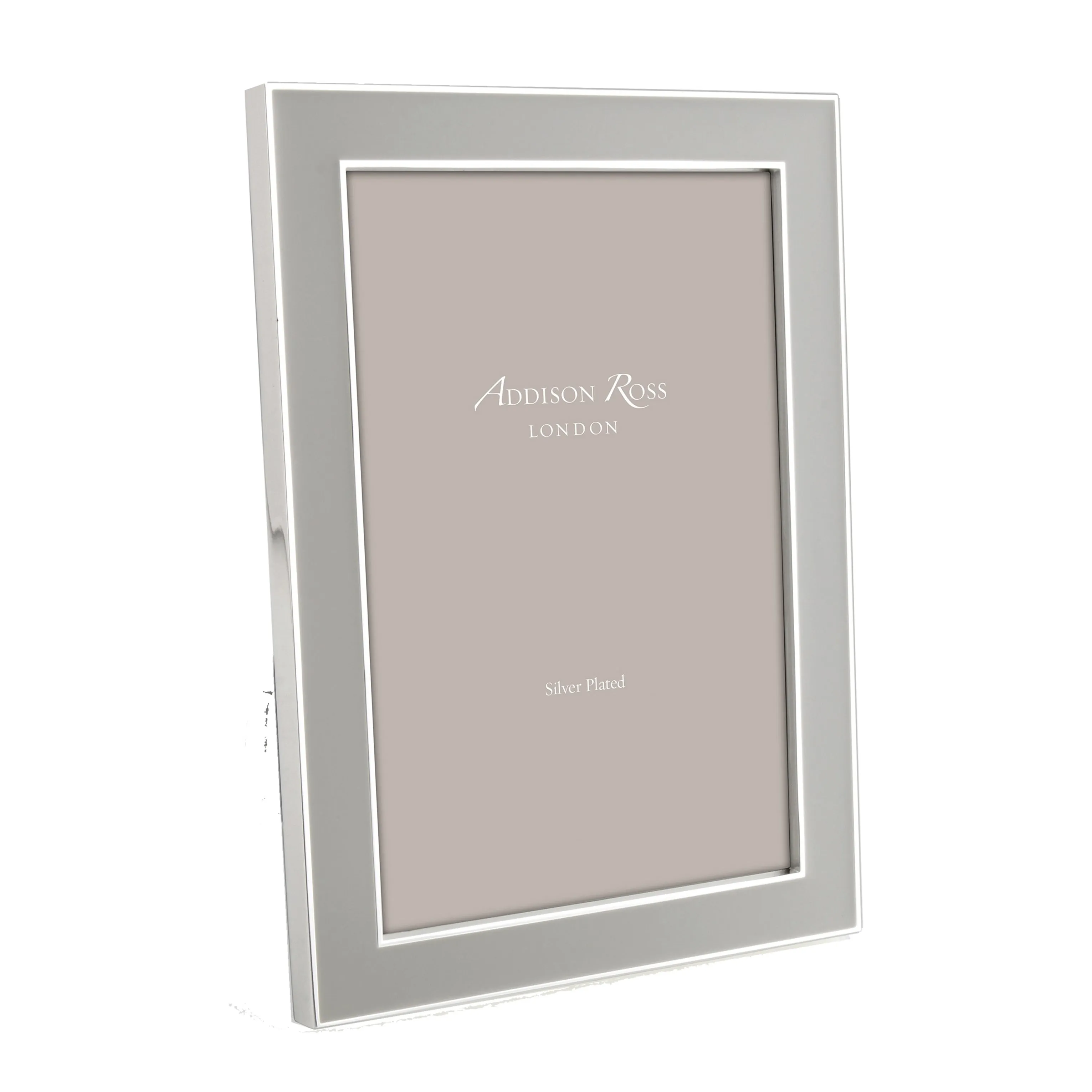 Chiffon Enamel Photo Frame - Grey, Silver product