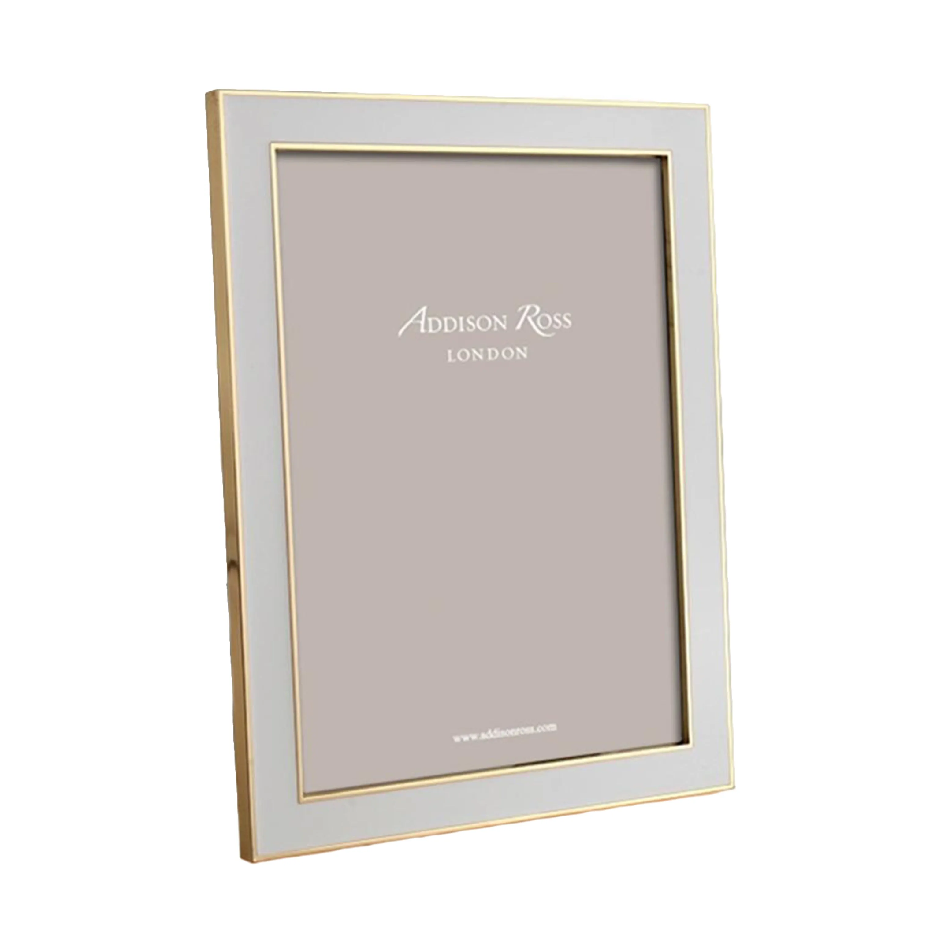 Chiffon Enamel Photo Frame - White, Gold product
