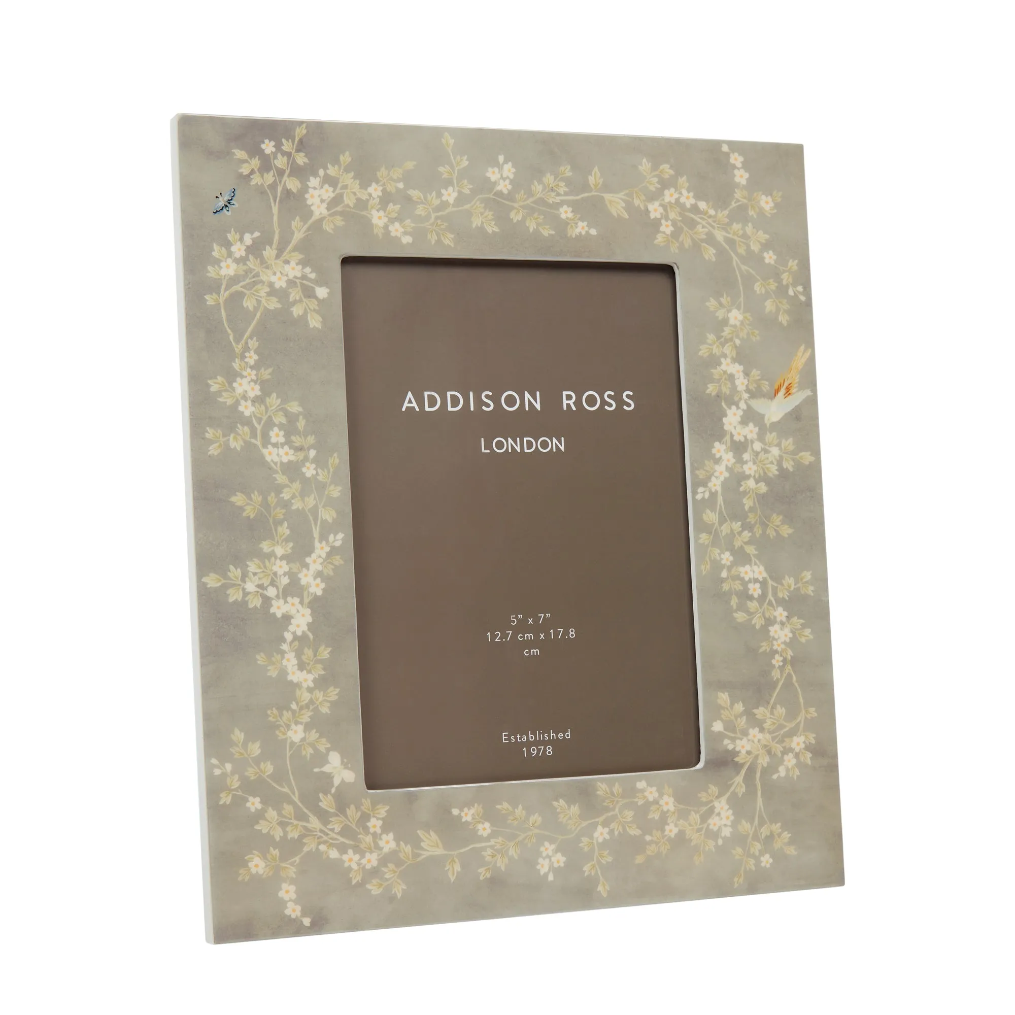 Chinoiserie Blossom 5x7 Photo Frame - Grey product