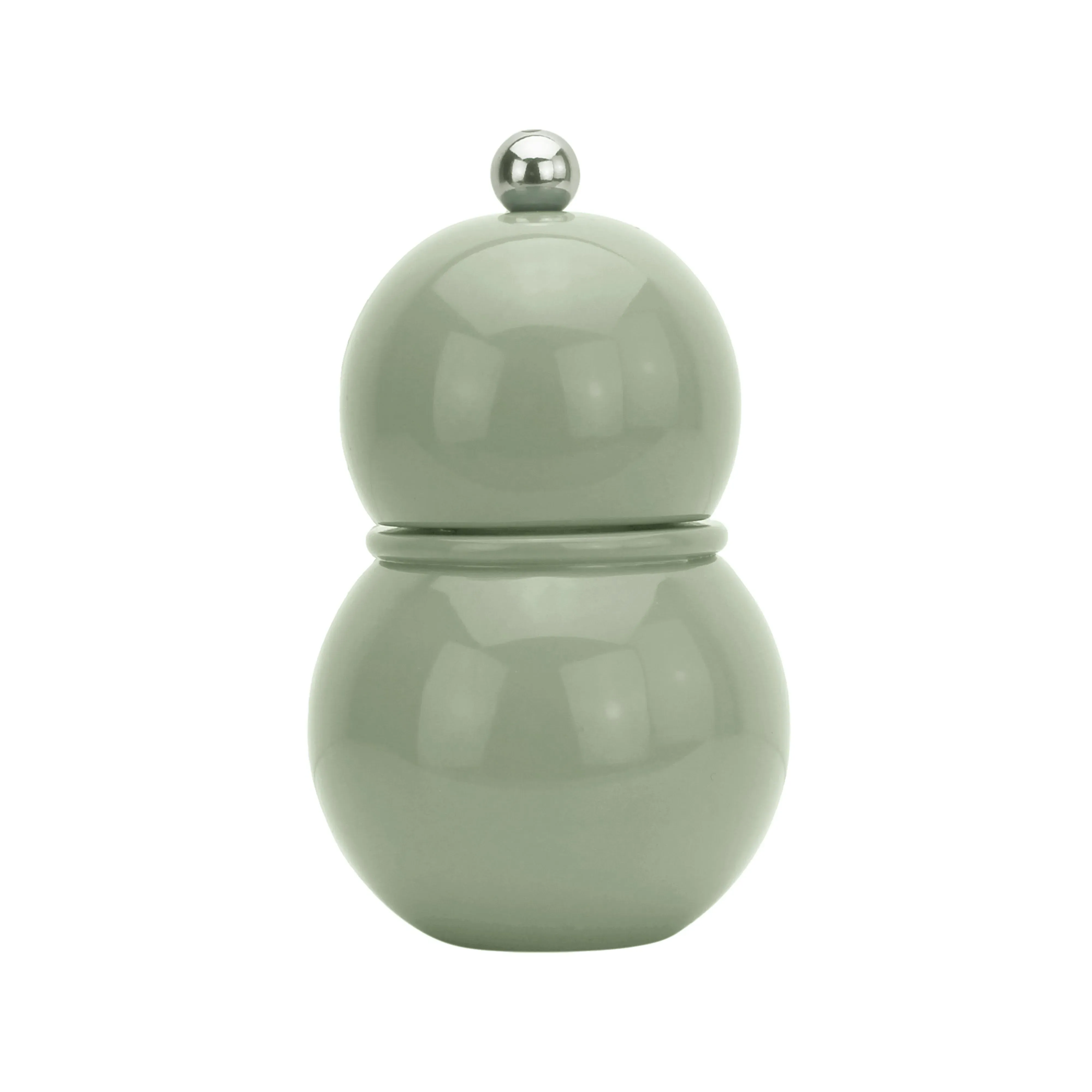 Chubbie Salt or Pepper Mill - Sage Green, Rubberwood product