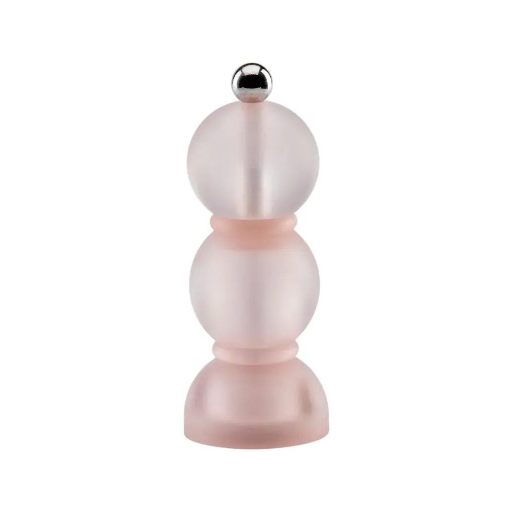 Frosty Bob Mini Salt or Pepper Mill - Pale Pink, Frosted Acrylic product