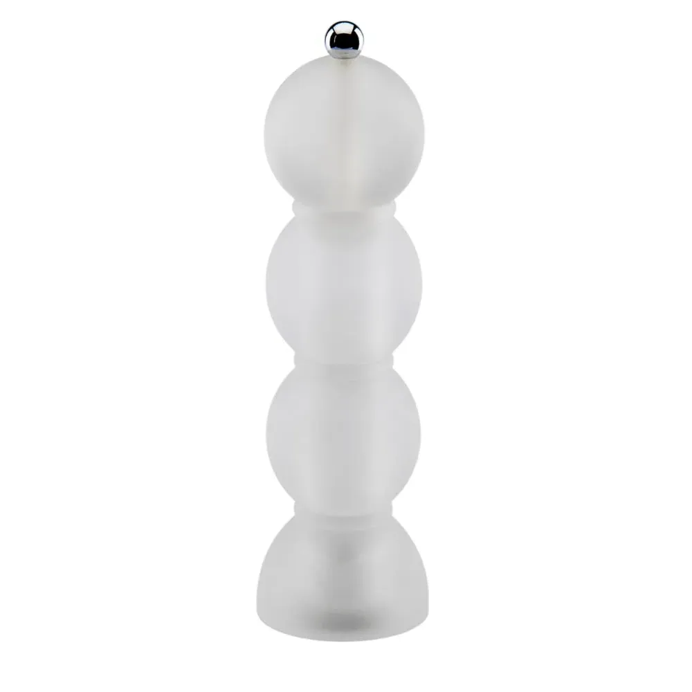 Frosty Bobbin Salt or Pepper Mill - Frosted Acrylic product
