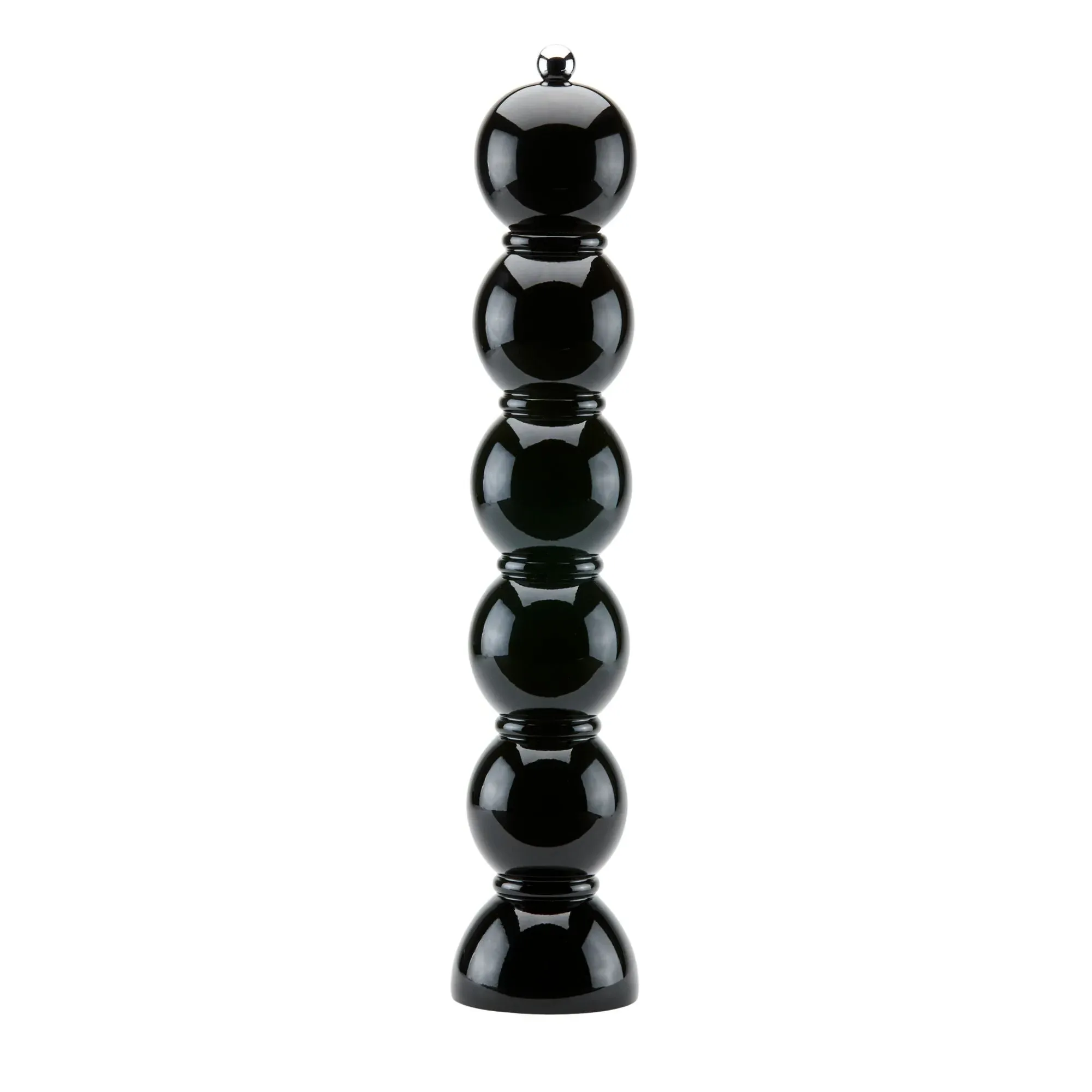 Grande Bobbin Salt & Pepper Mill - Black, Rubber Wood product