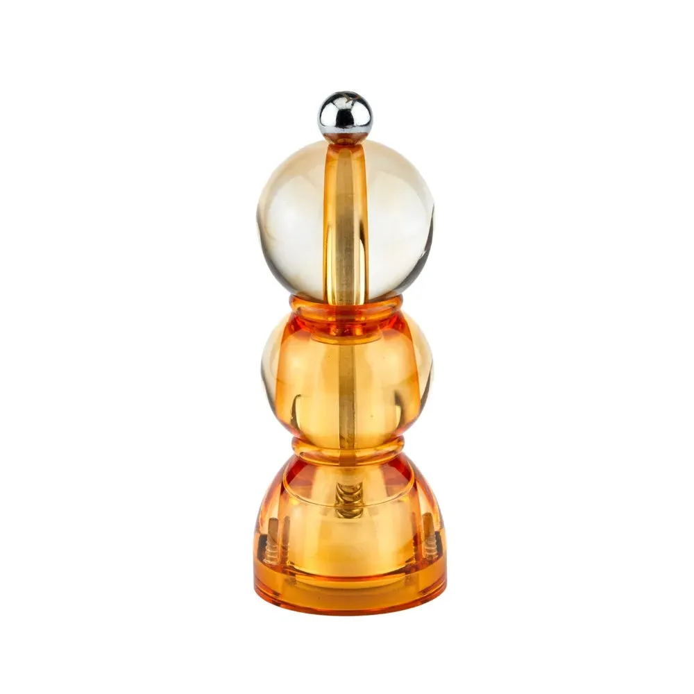 Icy Mini Bob Salt or Pepper Mill - Amber, Acrylic product