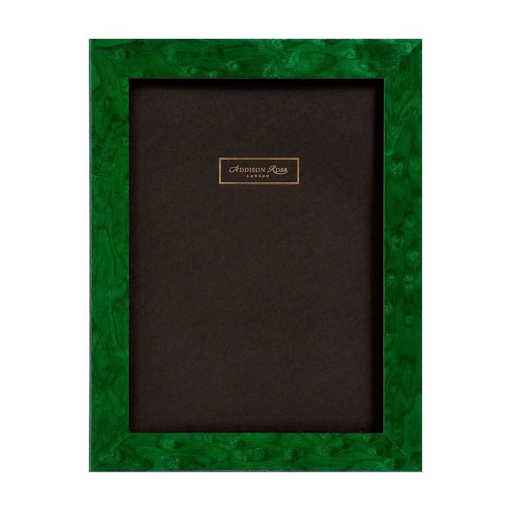 Malachite Poplar Veneer Photo Frame - Green, Poplar Veneer product