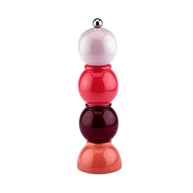 Multi Bob Salt or Pepper Mill - Pink, Rubberwood product