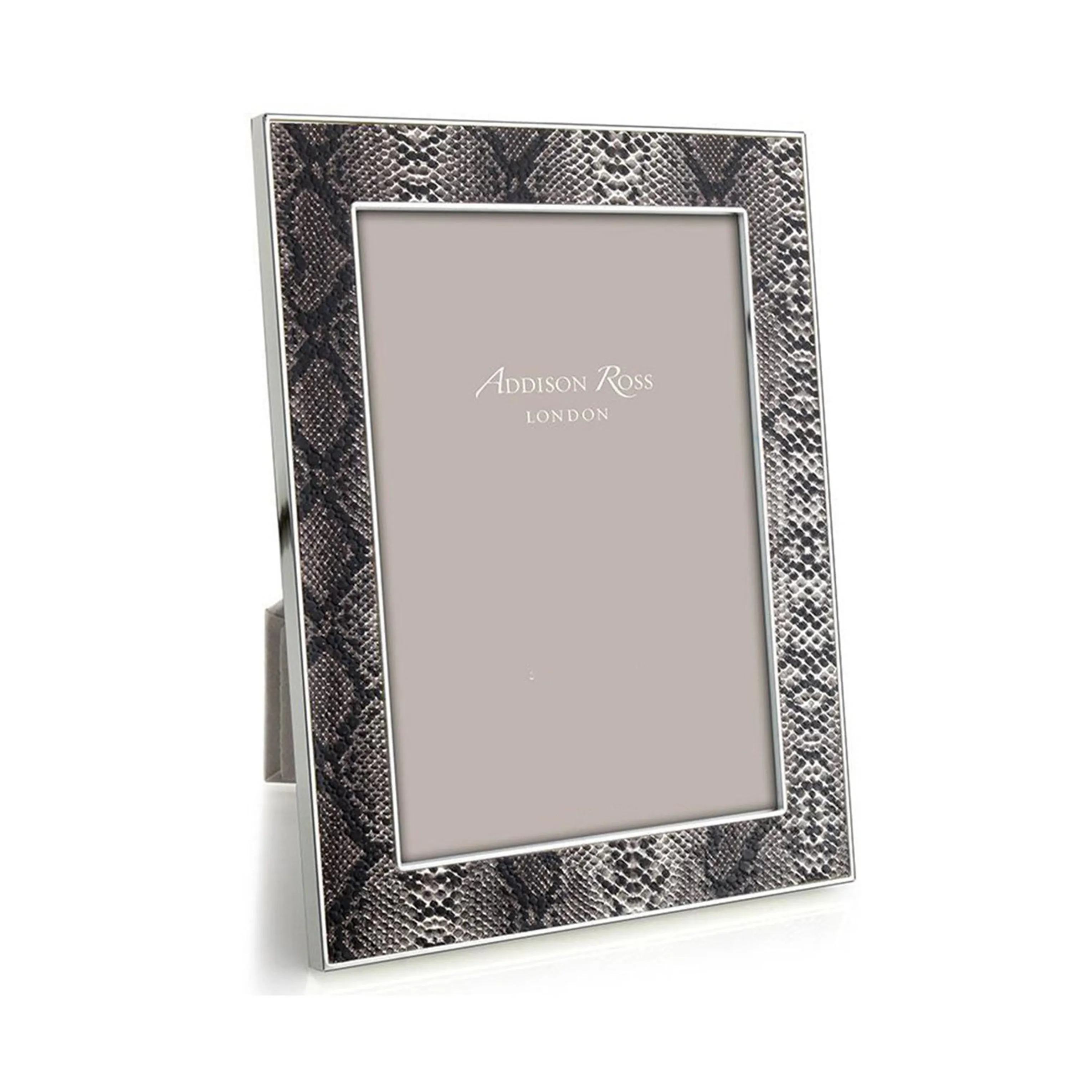 Natural Snake & Silver Photo Frame - Faux Snake Skin product