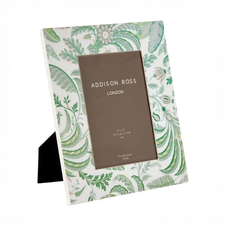 Palm Beach 5x7 Photo Frame - Green Lacquer product