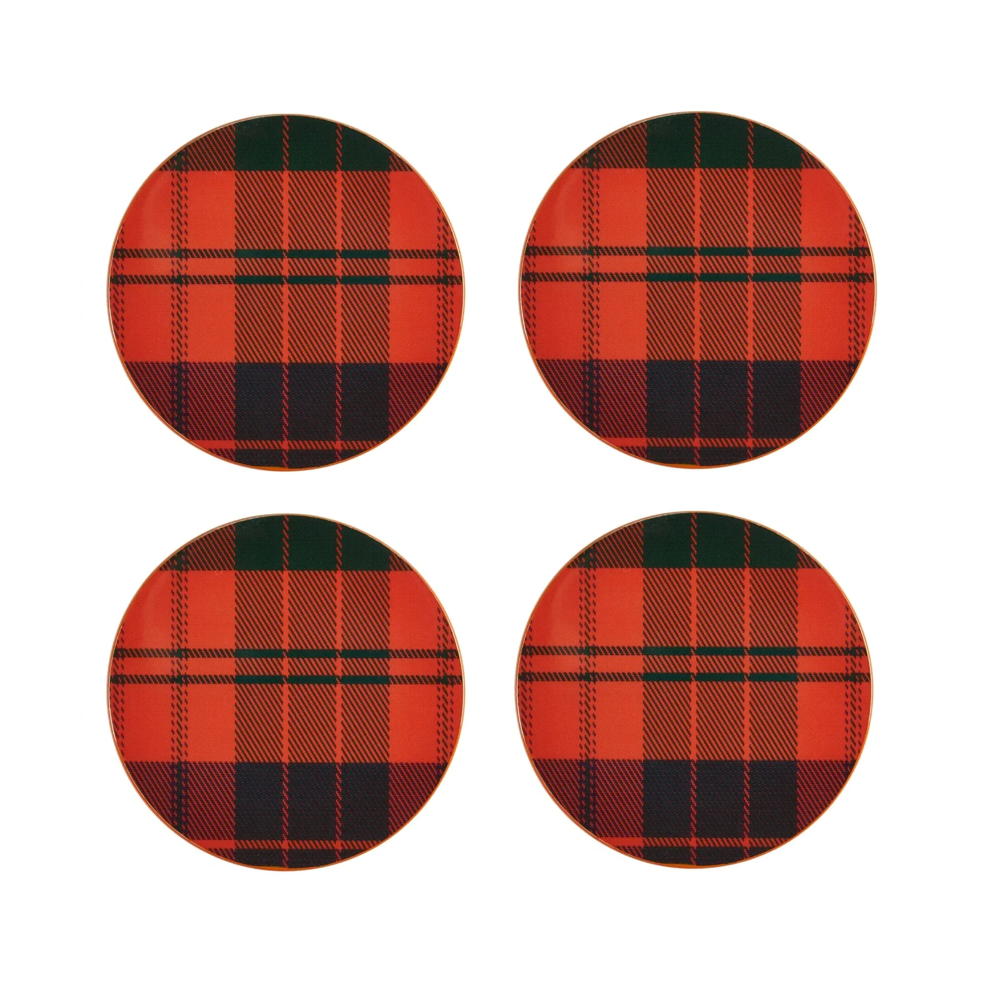 Ross Tartan Coasters Set of 4 - Lacquered product