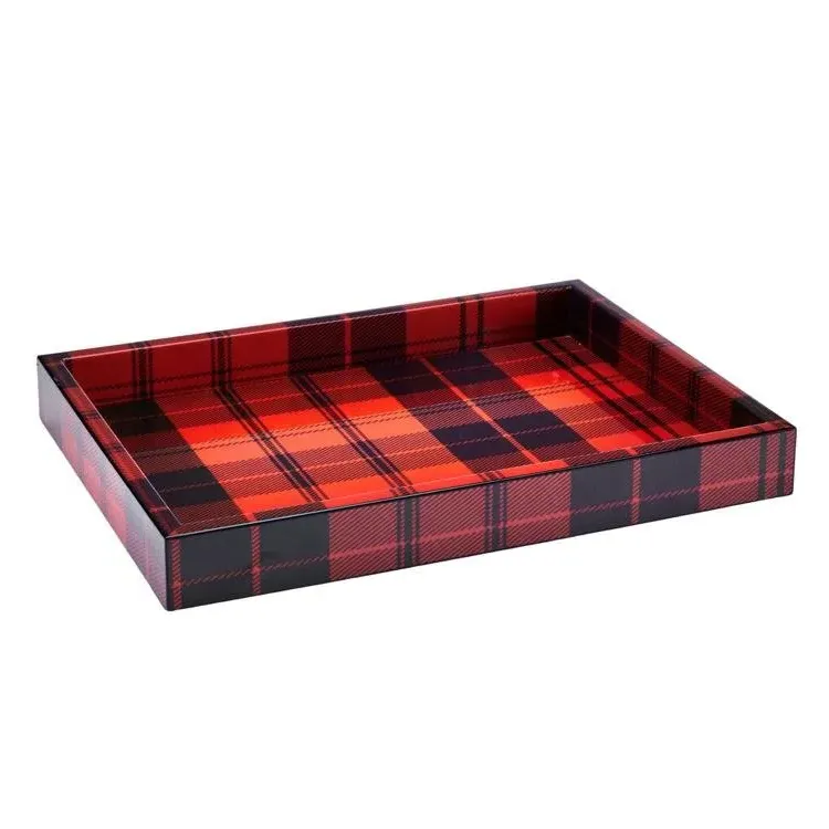 Ross Tartan Small Lacquer Tray - High Gloss product