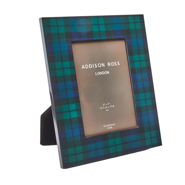 Sarah and David Ross Black Watch Tartan 5x7 Photo Frame product