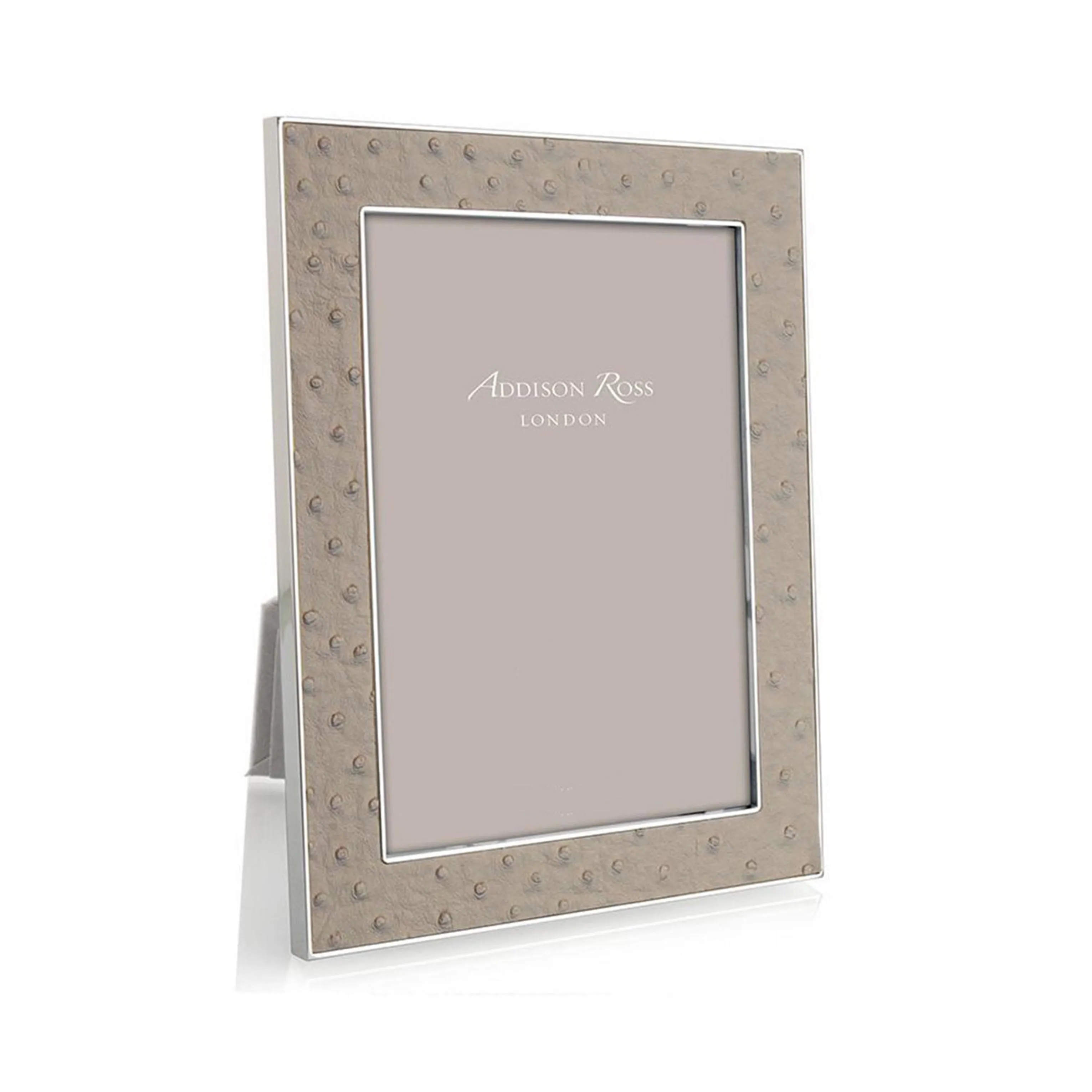Shadow Ostrich & Silver Photo Frame - Faux Ostrich product