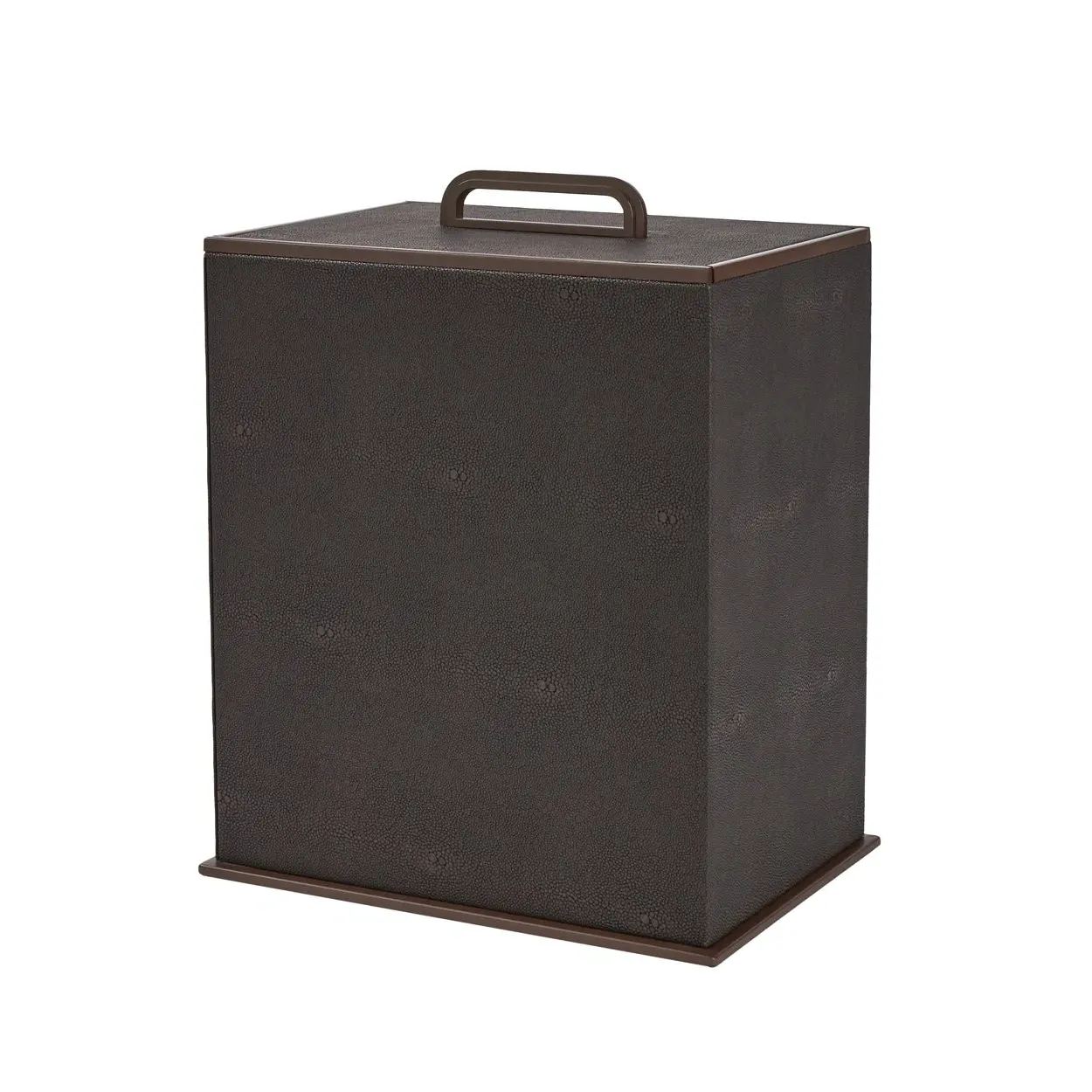 Sophie Paterson Faux Shagreen Waste Paper Bin - Anthracite product