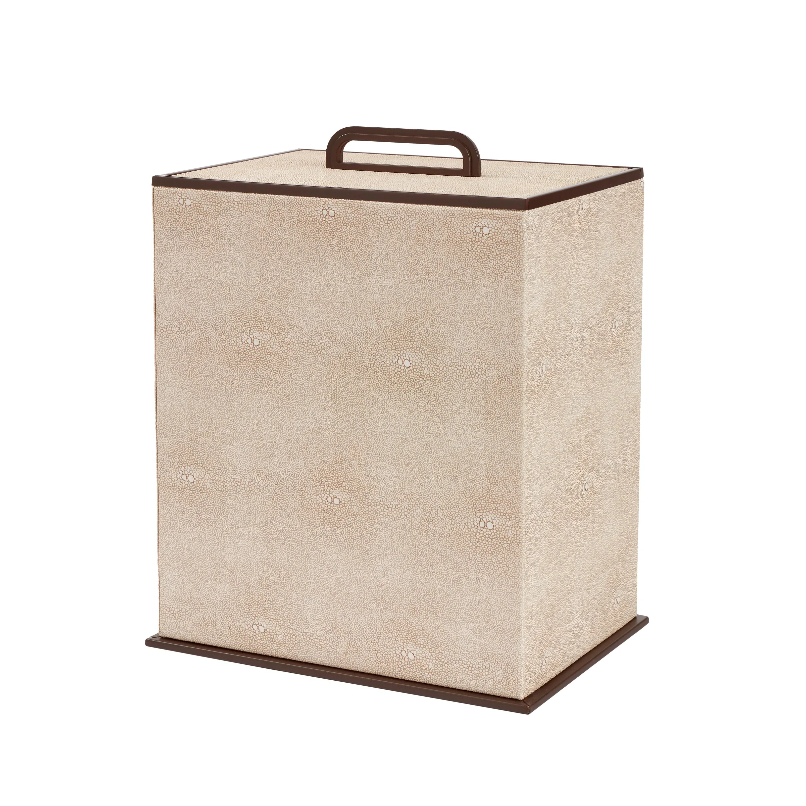 Sophie Paterson Faux Shagreen Waste Paper Bin - Ecru product