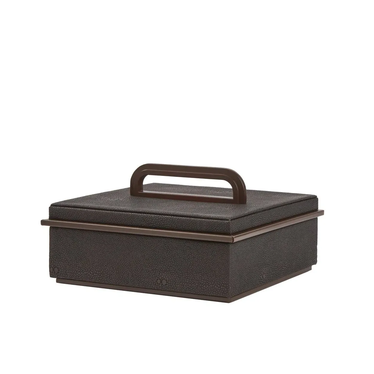 Sophie Paterson Small Decorative Box - Anthracite, Faux Shagreen product