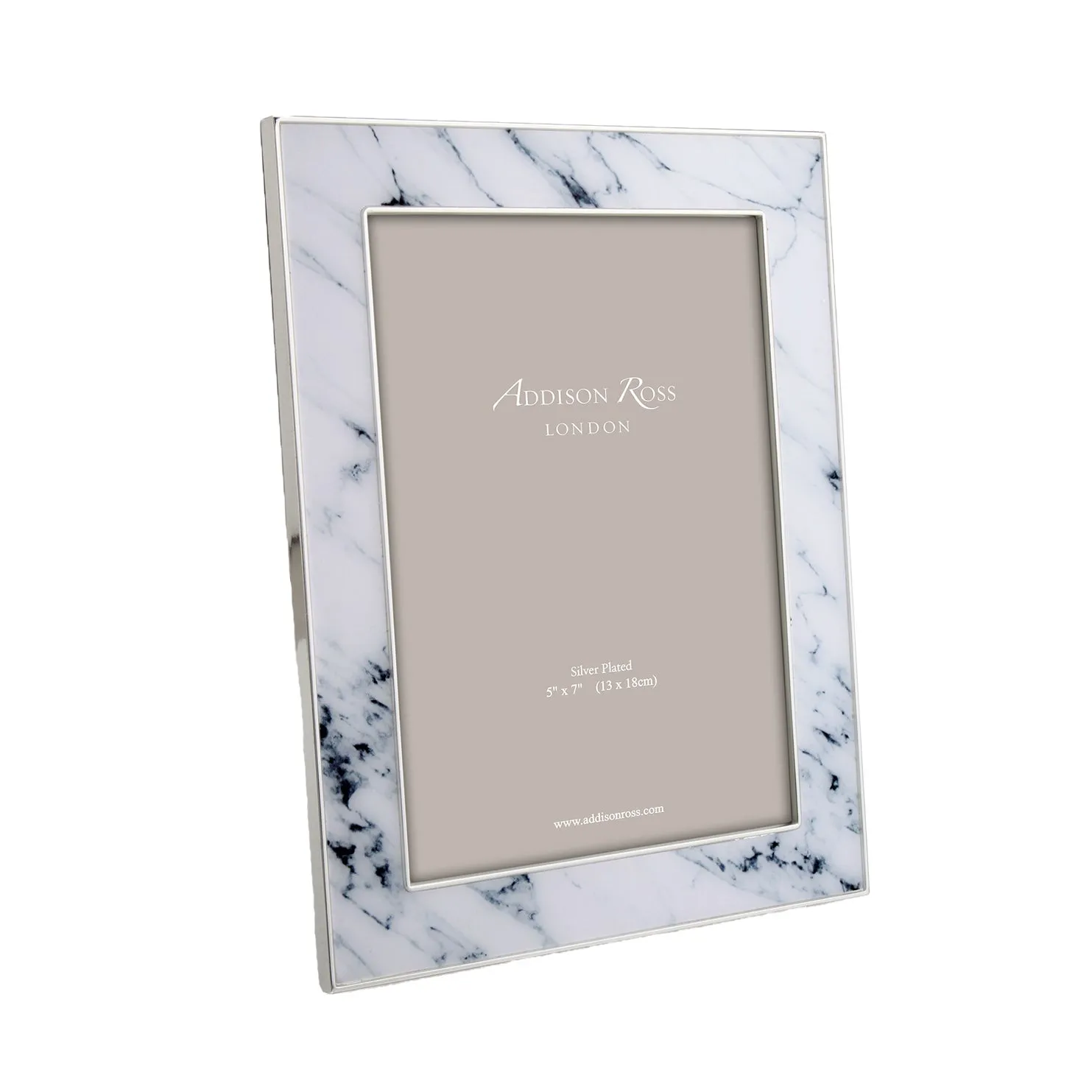 White Marble Photo Frame - White, Faux Marble product