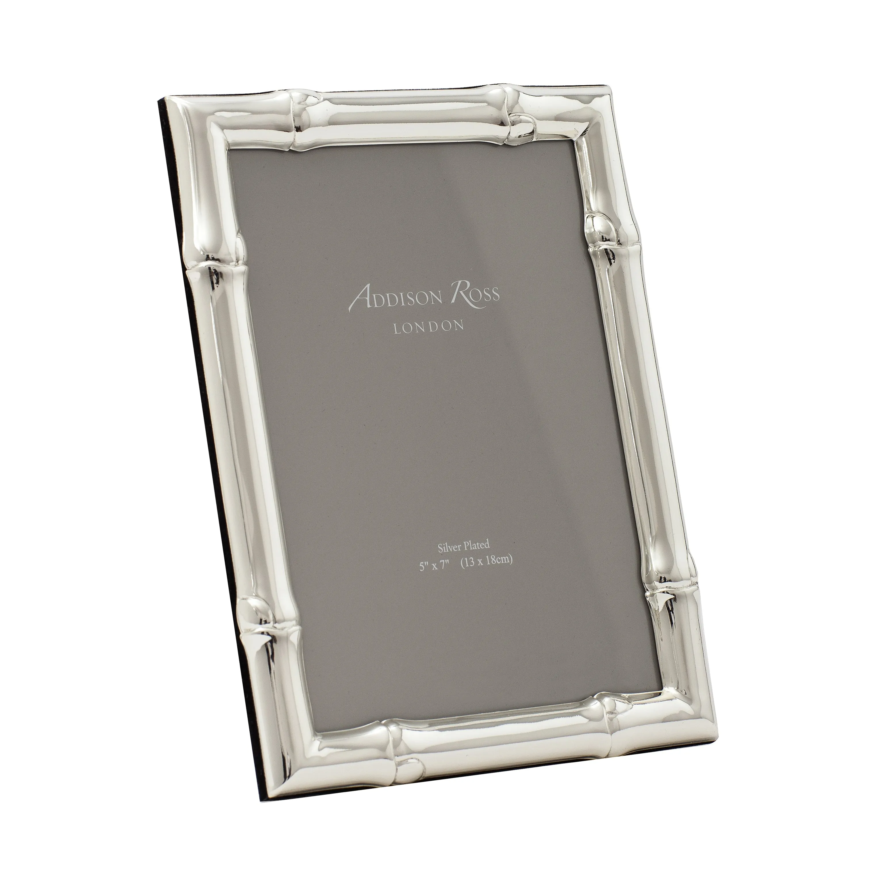 Wide Bamboo Silver Plated Photo Frame - Silver product