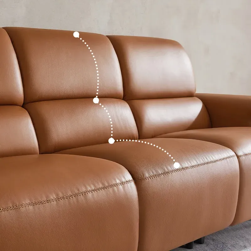 3-Seater Power Wall Hugger Reclining Sofa - Leather