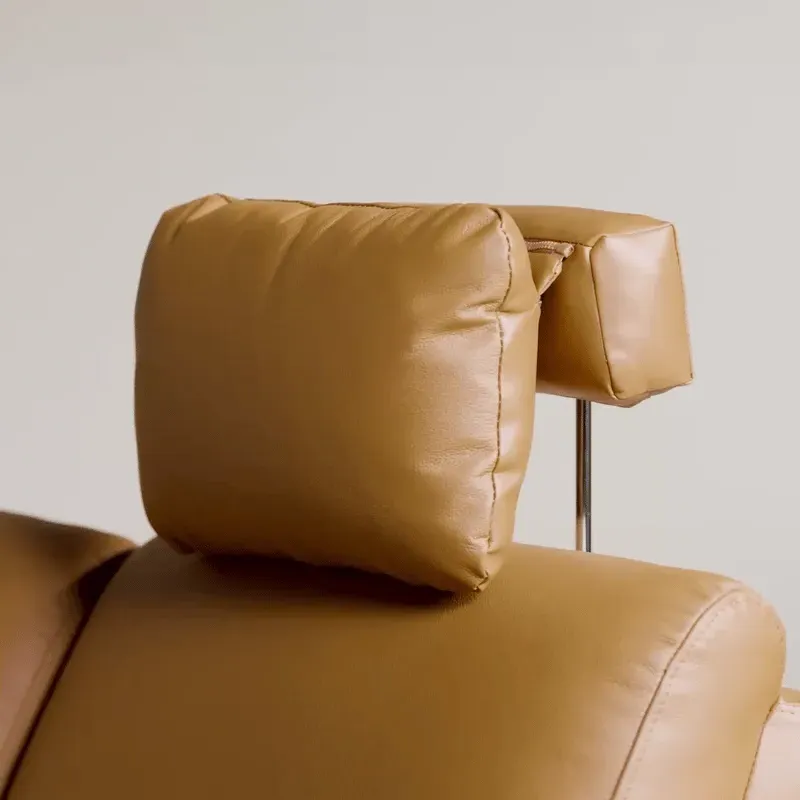 AeroStretch Power Reclining Sofa with Massage - Leather