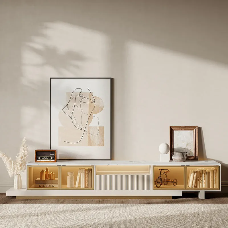 Eden Common Extendable TV Stand Set with Coffee Table