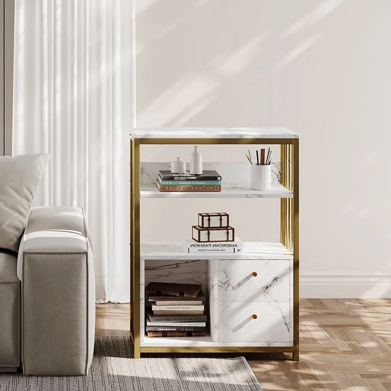 Eden Common Sideboard Bookshelf with Storage - White