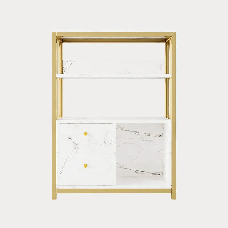 Eden Common Sideboard Bookshelf with Storage - White