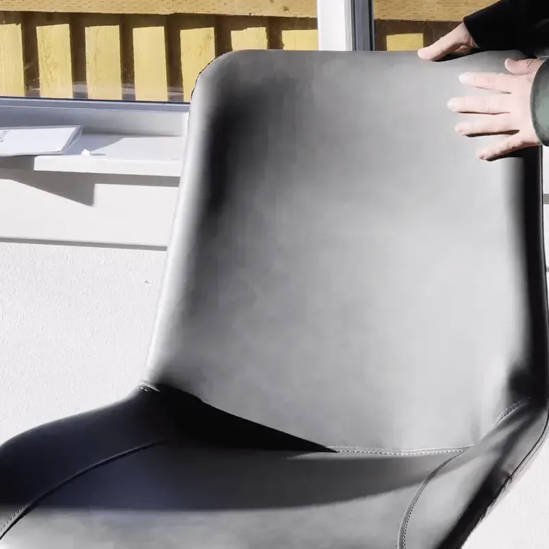 George 2 Chair Dining Set with Metal Legs - Black