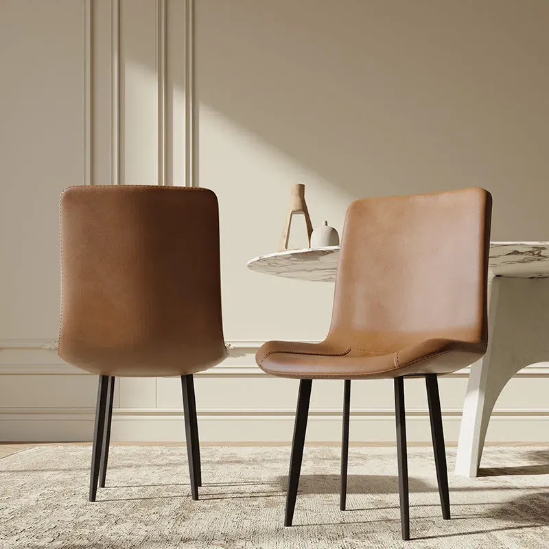 George 2 Chair Dining Set with Metal Legs - Black image