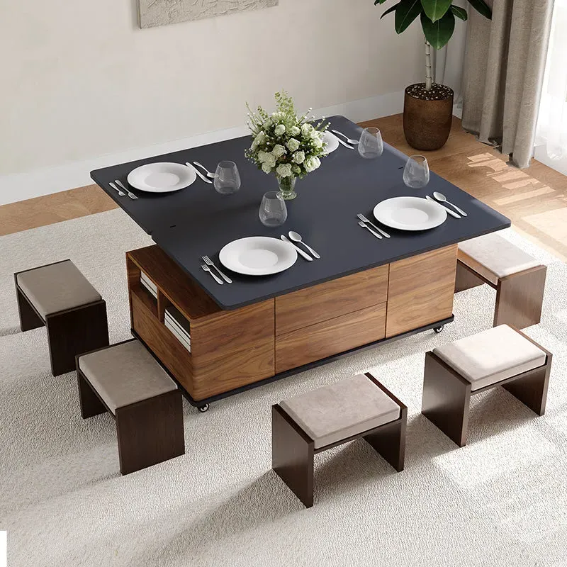 George Lift Top Coffee Table with Storage - Walnut