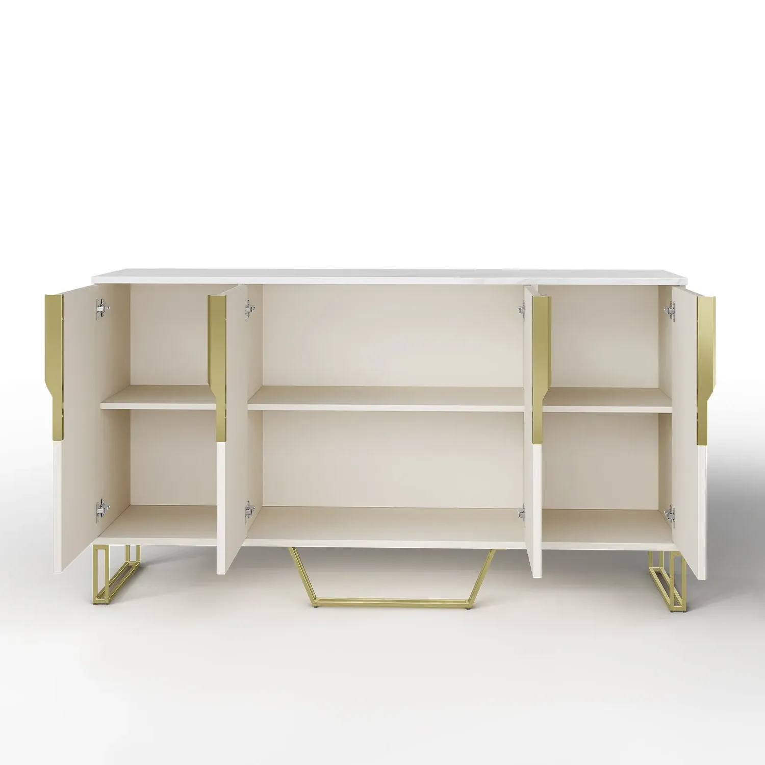 GlowStream Extendable TV Stand & Sideboard Set