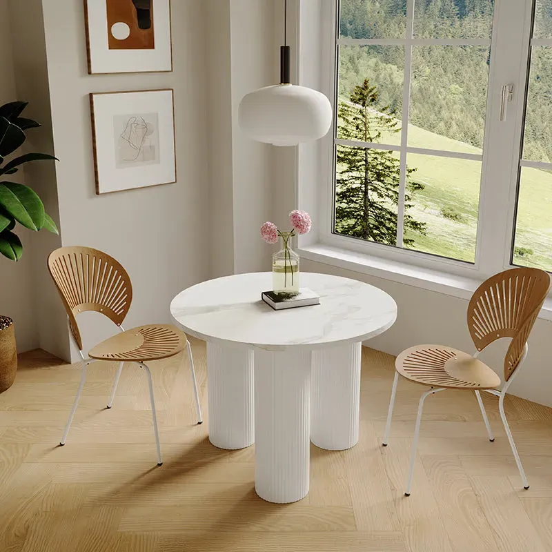 Kelly Round Dining Table - White image