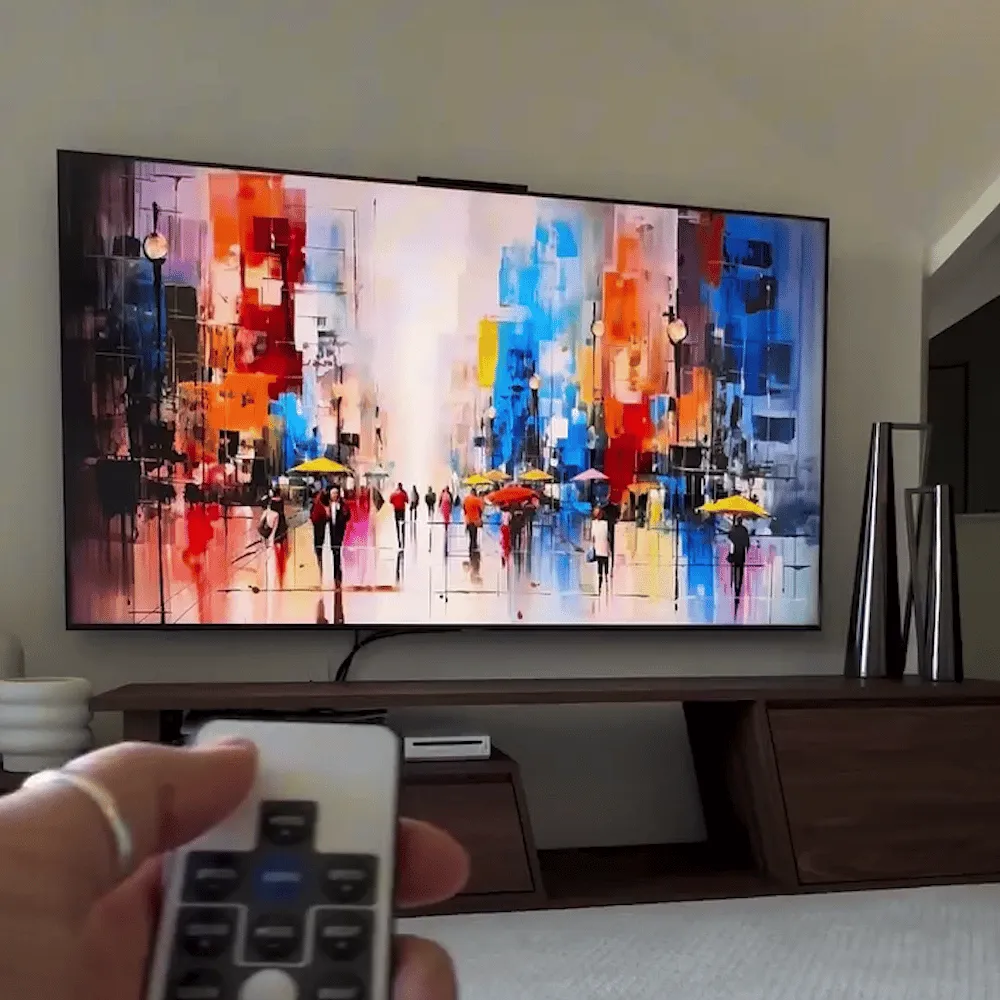 Miya Japandi Extendable TV Console with Storage - Walnut