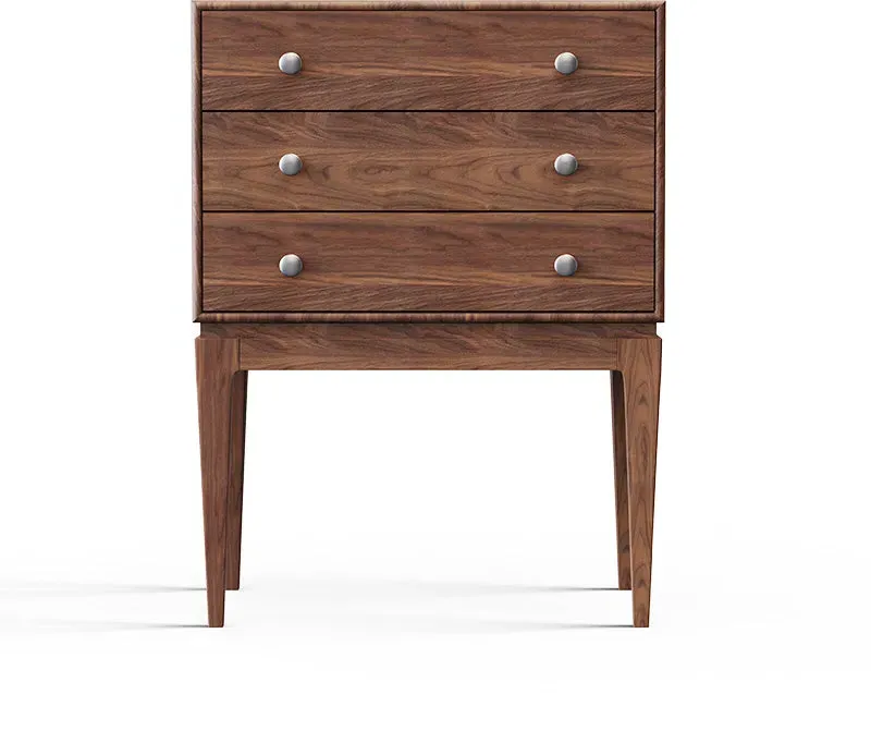 Miya Japandi Small Sideboard with Drawers - Walnut