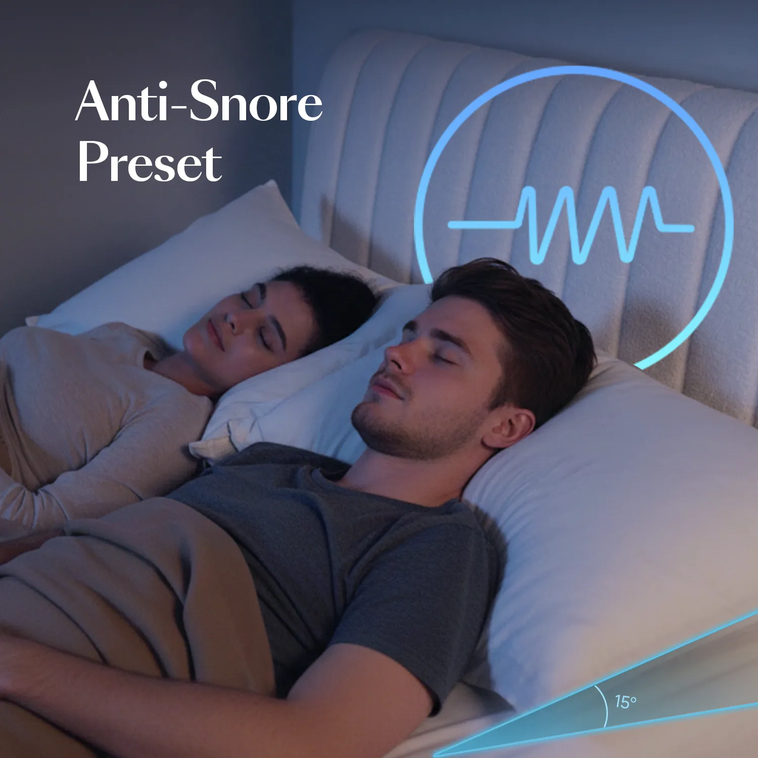 Serene+ Adjustable Base with Headboard Set