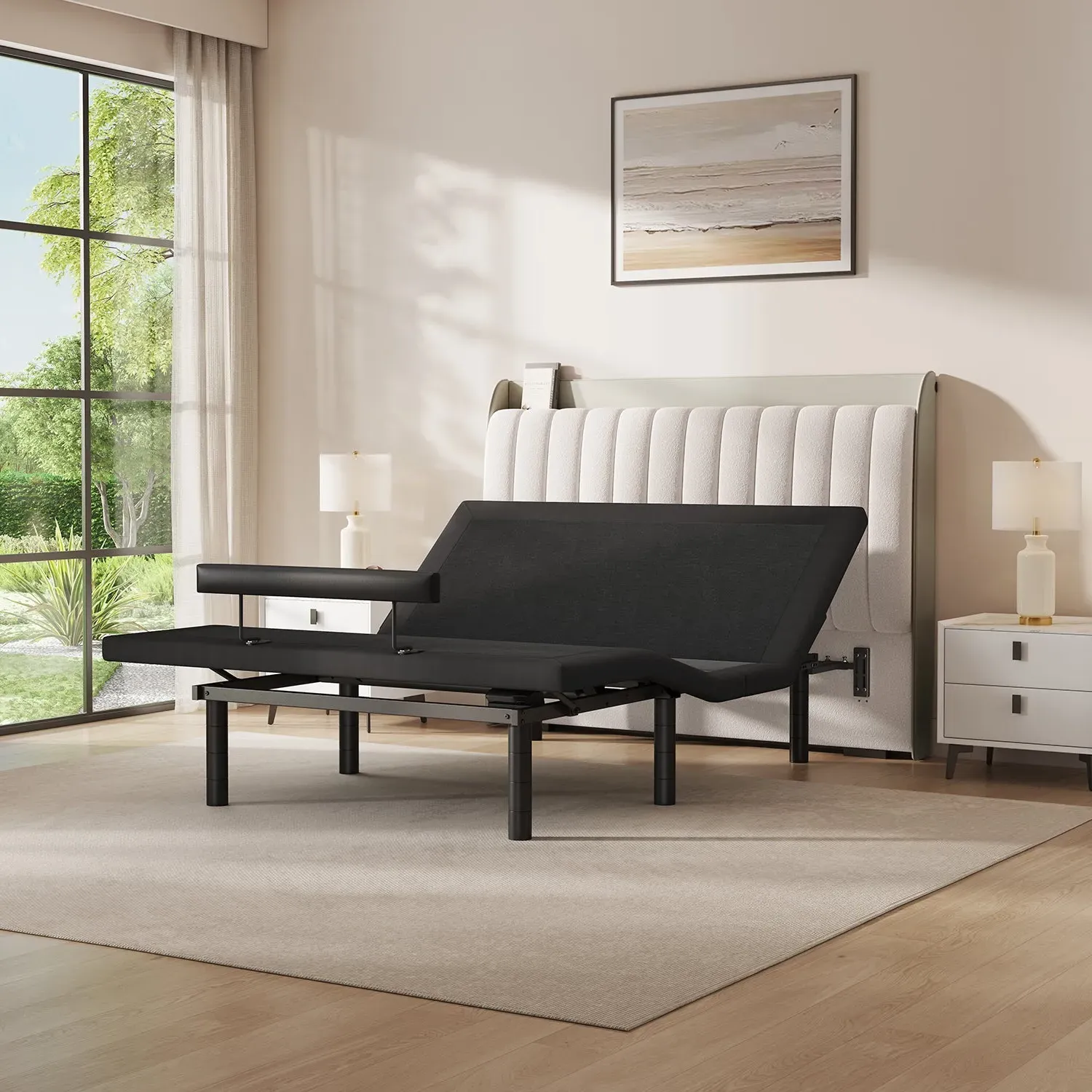 Serene+ Adjustable Base with Headboard Set